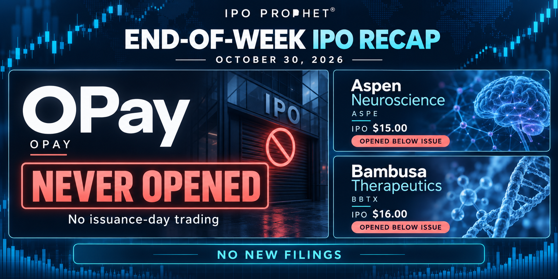 U.S. IPO Recap Week of 10/30/2026